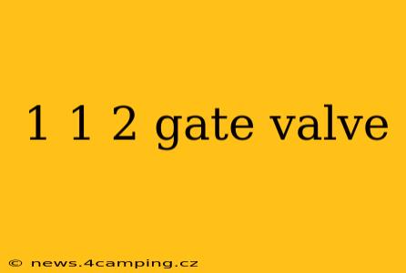 1 1 2 gate valve