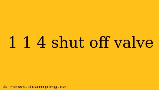 1 1 4 shut off valve