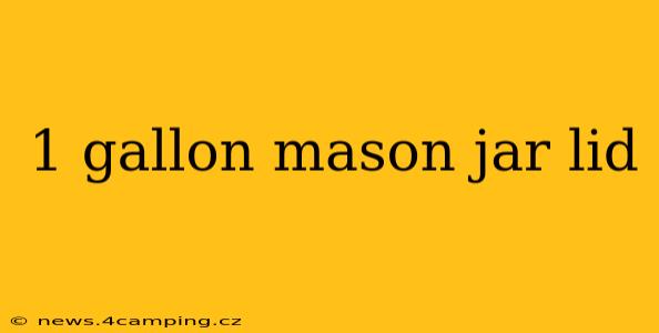 1 gallon mason jar lid