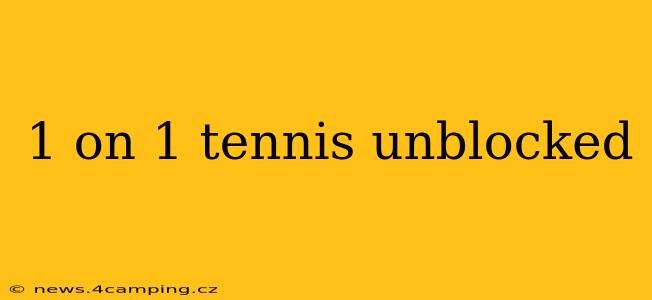 1 on 1 tennis unblocked