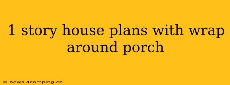 1 story house plans with wrap around porch