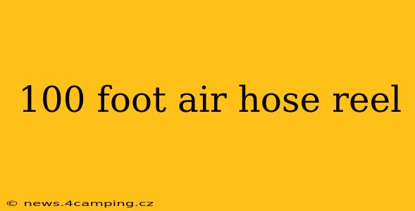 100 foot air hose reel
