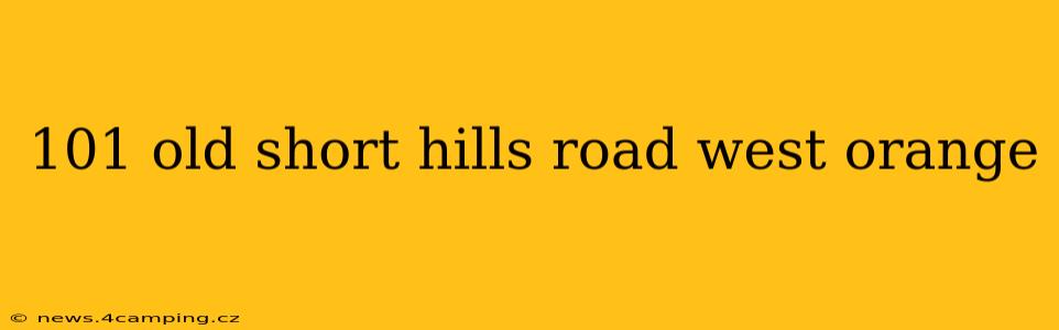 101 old short hills road west orange