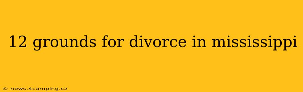 12 grounds for divorce in mississippi