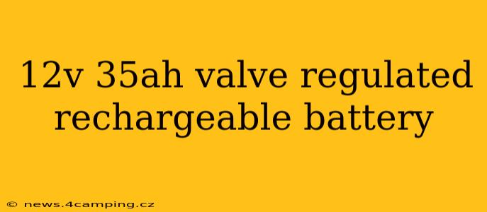 12v 35ah valve regulated rechargeable battery