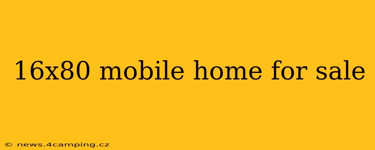 16x80 mobile home for sale