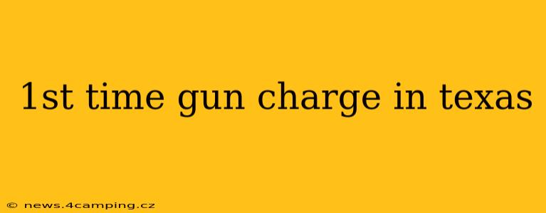 1st time gun charge in texas