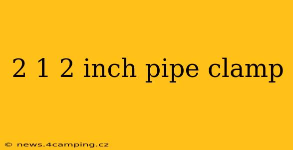 2 1 2 inch pipe clamp