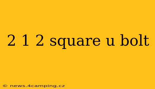 2 1 2 square u bolt
