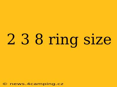 2 3 8 ring size