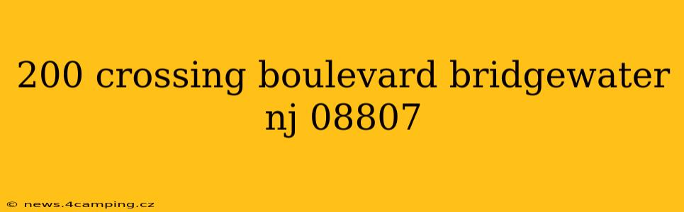 200 crossing boulevard bridgewater nj 08807