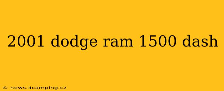 2001 dodge ram 1500 dash