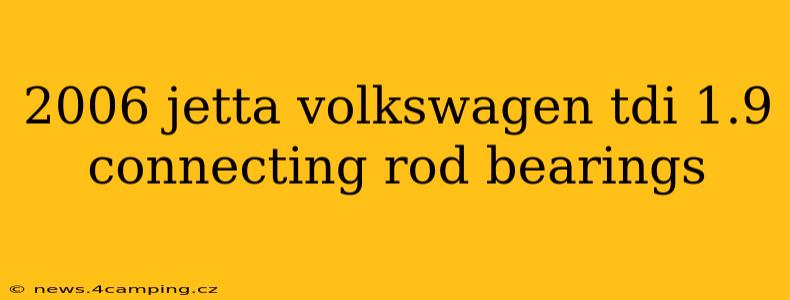 2006 jetta volkswagen tdi 1.9 connecting rod bearings