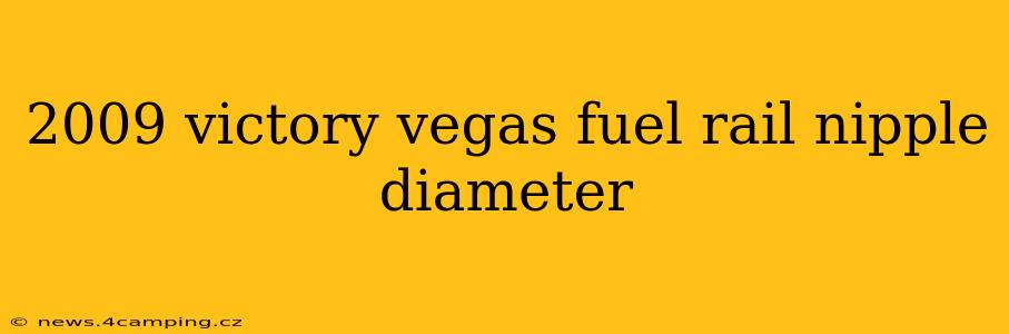 2009 victory vegas fuel rail nipple diameter