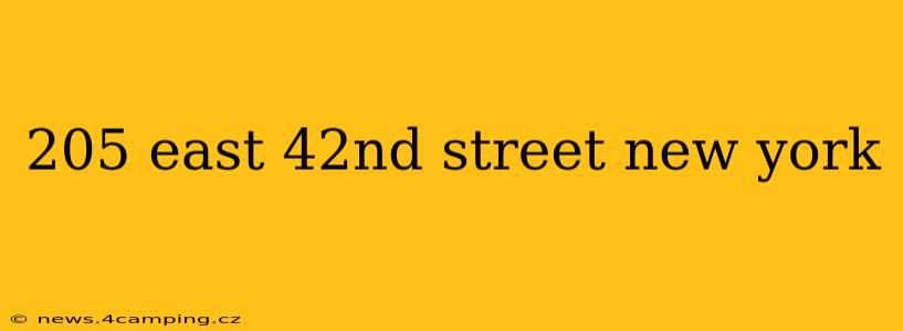 205 east 42nd street new york