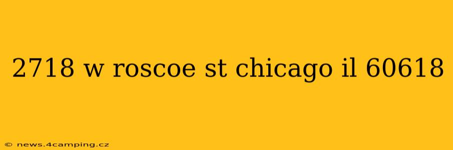 2718 w roscoe st chicago il 60618