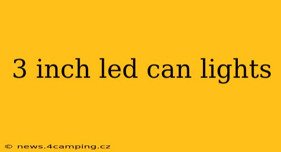 3 inch led can lights