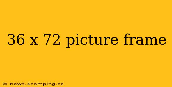 36 x 72 picture frame