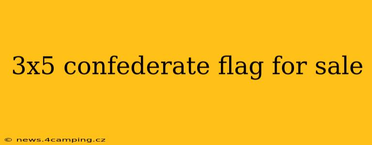 3x5 confederate flag for sale