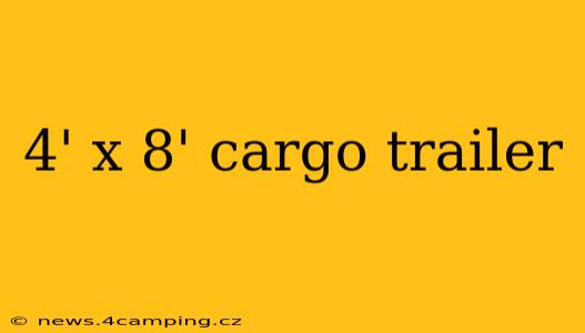 4' x 8' cargo trailer