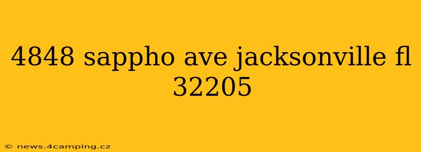 4848 sappho ave jacksonville fl 32205