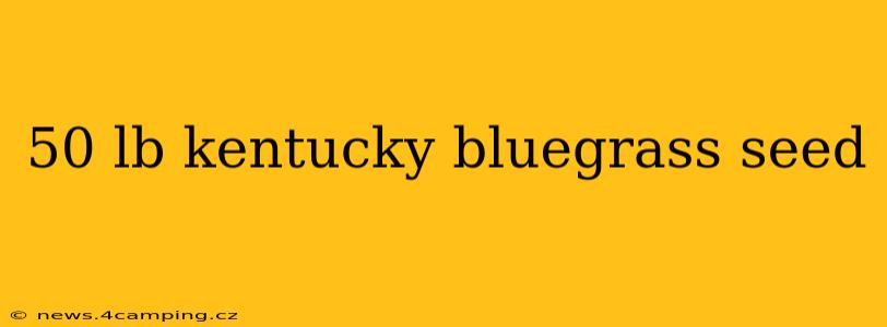 50 lb kentucky bluegrass seed