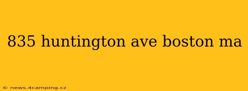 835 huntington ave boston ma