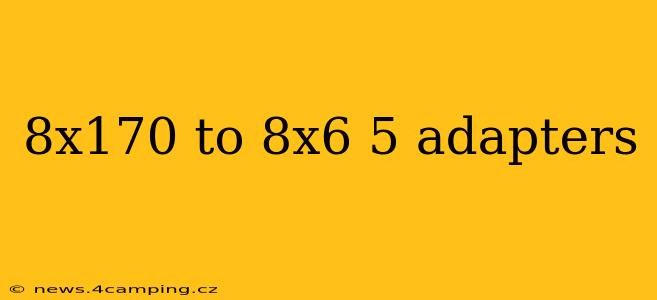 8x170 to 8x6 5 adapters