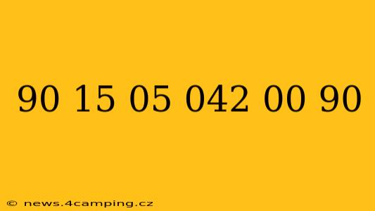 90 15 05 042 00 90