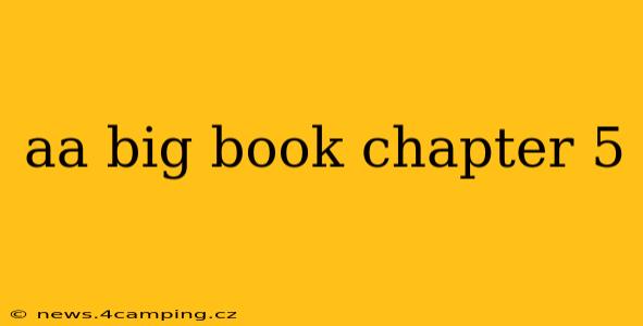 aa big book chapter 5