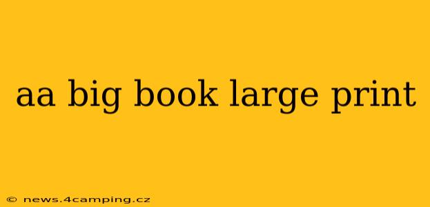 aa big book large print