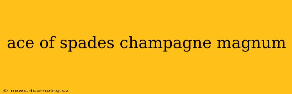 ace of spades champagne magnum