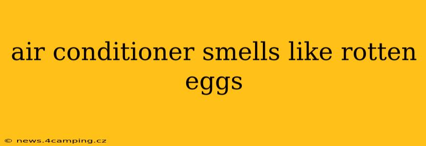 air conditioner smells like rotten eggs