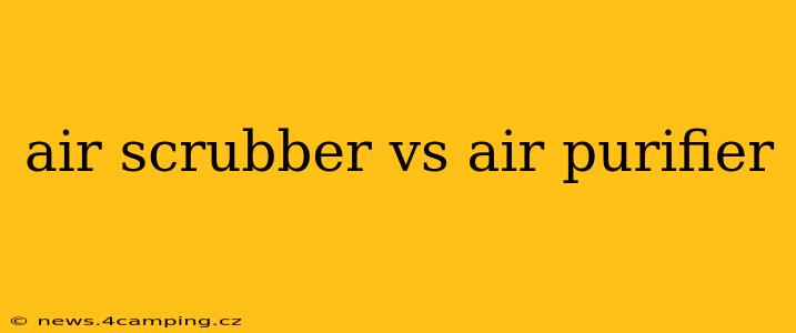 air scrubber vs air purifier