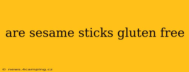 are sesame sticks gluten free