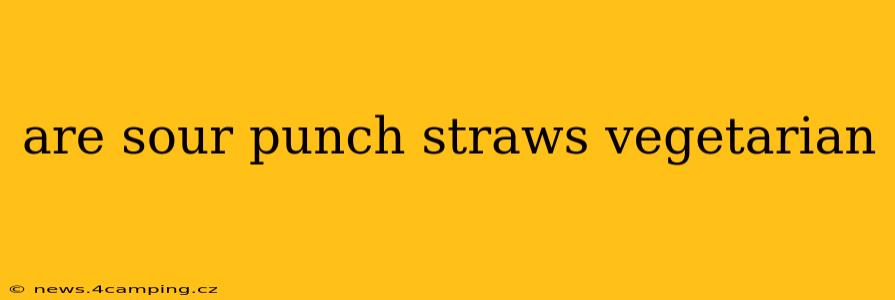 are sour punch straws vegetarian