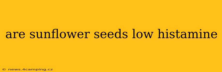 are sunflower seeds low histamine