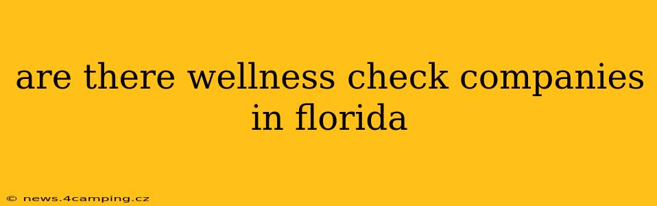 are there wellness check companies in florida