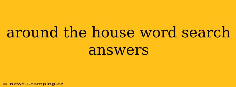 around the house word search answers