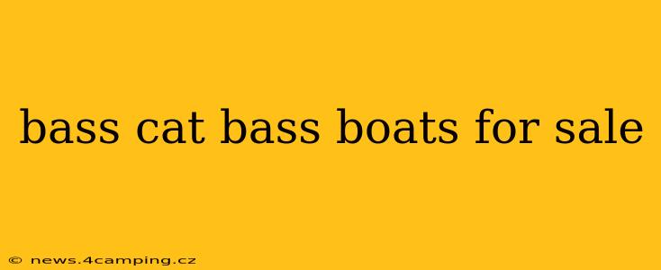 bass cat bass boats for sale