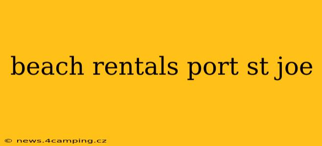 beach rentals port st joe