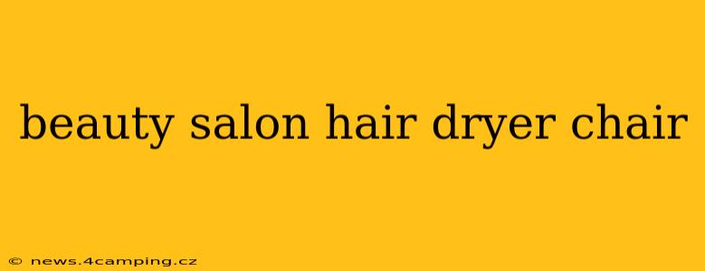 beauty salon hair dryer chair