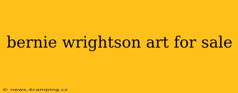 bernie wrightson art for sale