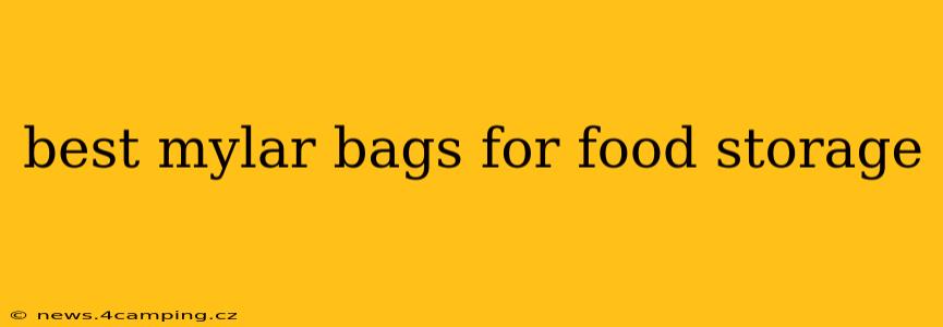 best mylar bags for food storage