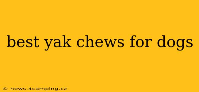 best yak chews for dogs