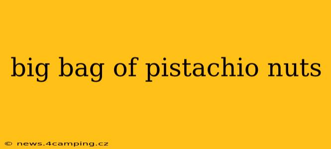 big bag of pistachio nuts