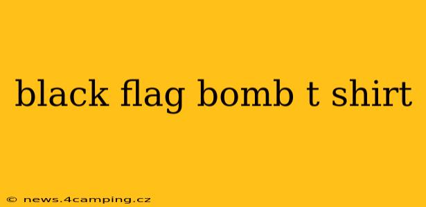 black flag bomb t shirt