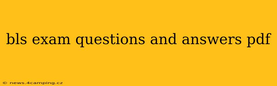 bls exam questions and answers pdf