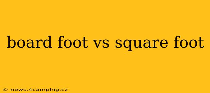 board foot vs square foot