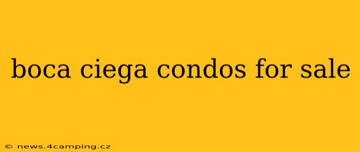 boca ciega condos for sale